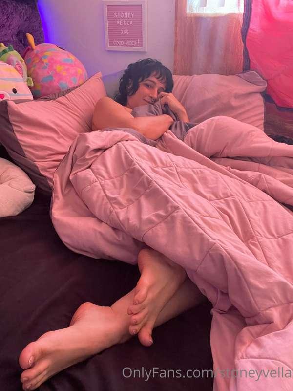 Playful Vella - putting my cute toes in your face, sniffing ..