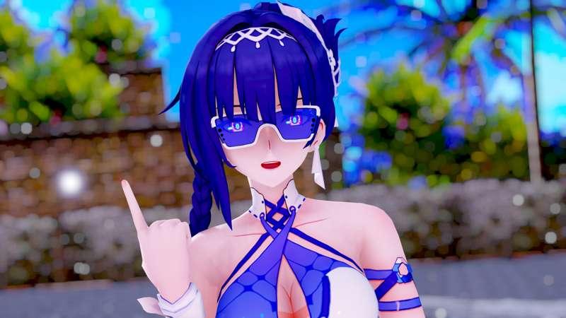 Raiden Mei (HoO) - Thumbs Up