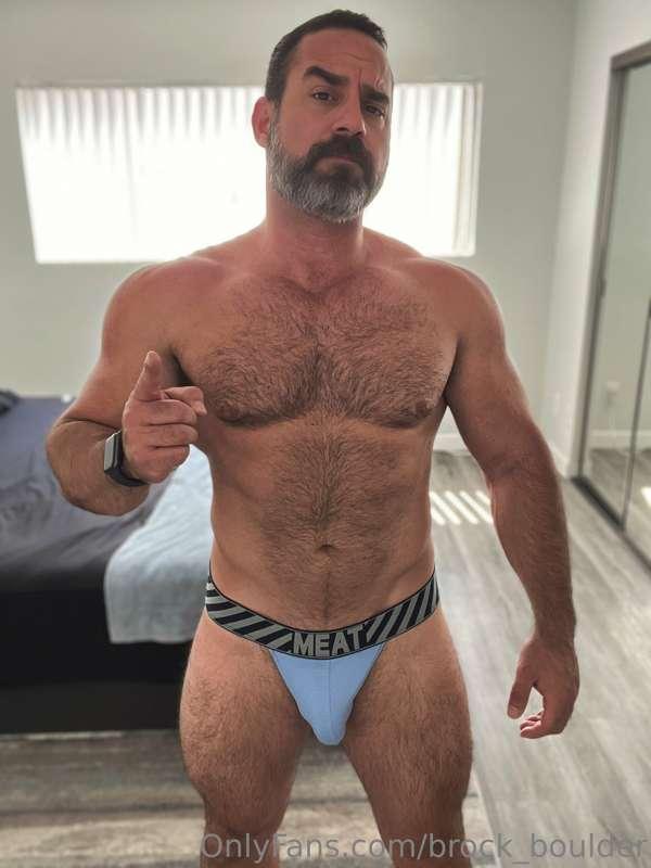 Loving this brand of jockstrap, Meat. Lots of room for my co..