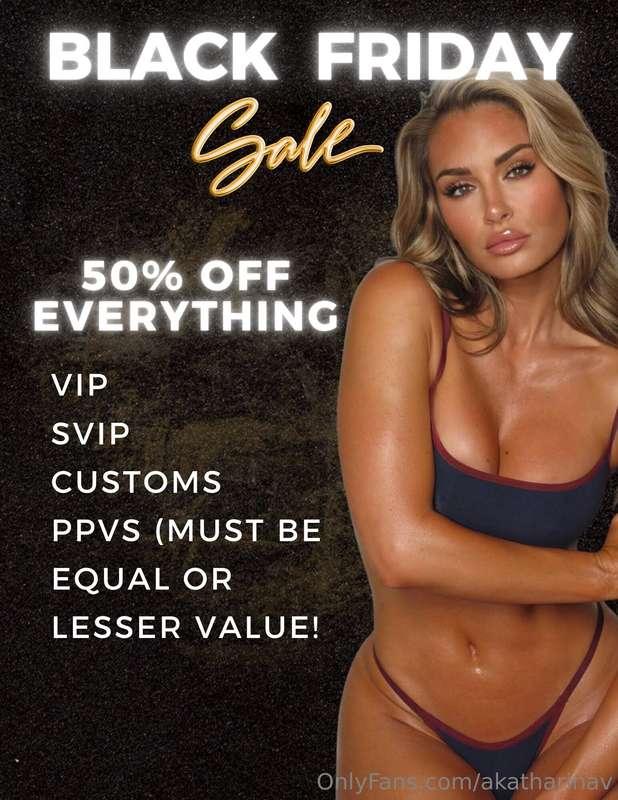 🔥 Black Friday Madness – 50% OFF EVERYTHING! 🔥 Omg, it’s my ..