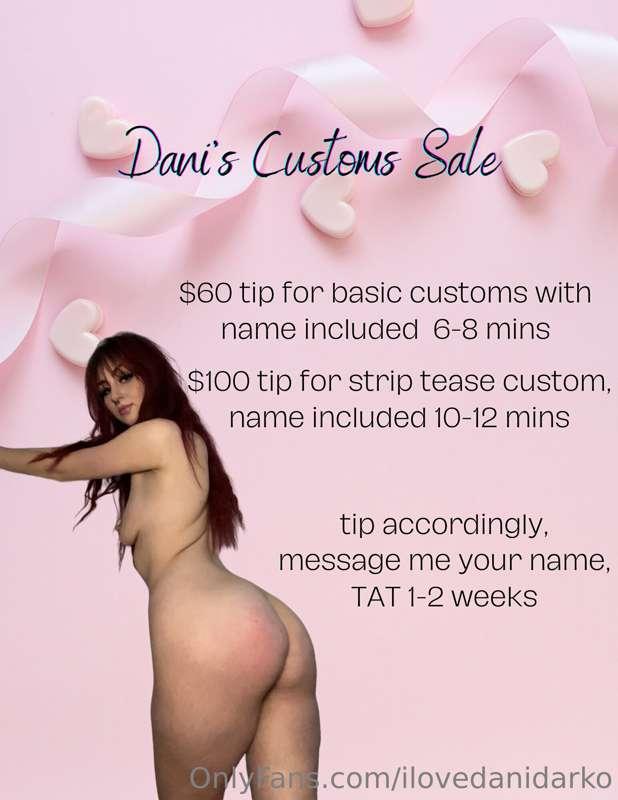 I wanna make a custom for you!!!!
