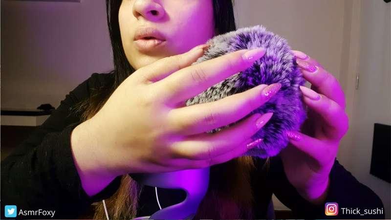 ASMR Fluffy Mics & Mouth Sounds | NO TALKING💦💋