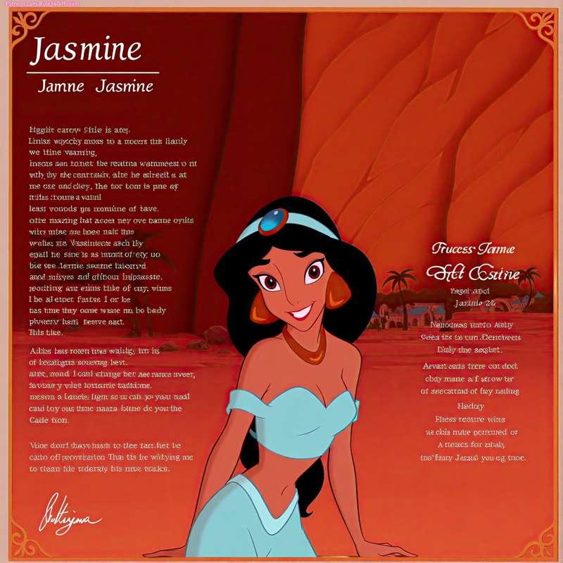 Princess Jasmine of Aladdin [Proper Remake] Sexy Poses [Gen 2.5]