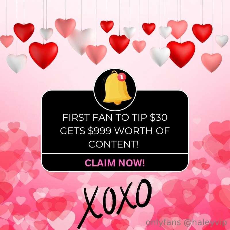 𝐕𝐀𝐋𝐄𝐍𝐓𝐈𝐍𝐄'𝐒 𝐃𝐀𝐘 𝐌𝐄𝐆𝐀 𝐎𝐅𝐅𝐄𝐑 🎀💘fastest fan wins and gets to be..