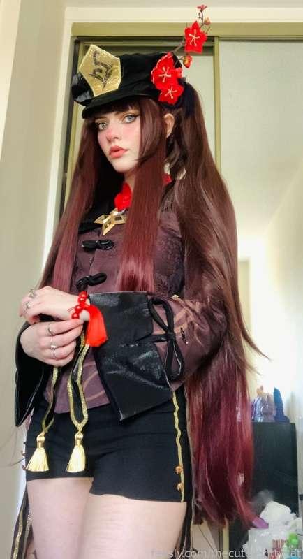 My Hu Tao cosplay from Genshin impact! I spent hours styling this wig I hope you guys like it :3 ❤️ Let me know what you’d like to see in my cosplays! Or if there a character you’d like me to cosplay! 