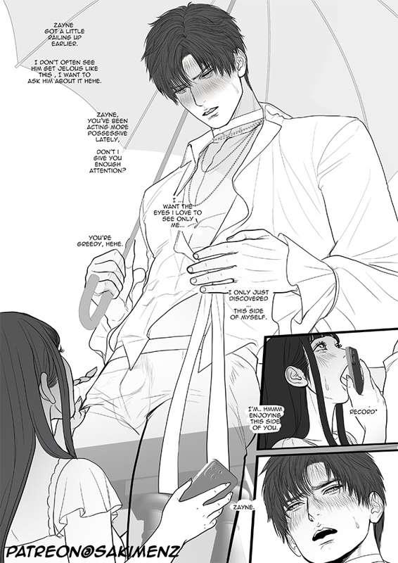 wet garden sex w Zayne. p1-2 lineart work in progress.