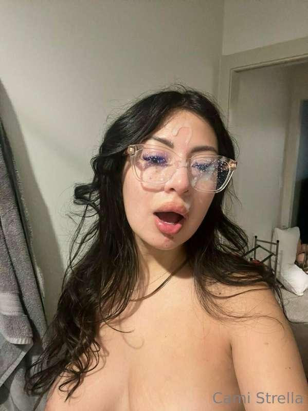 I love being covered in cum!!