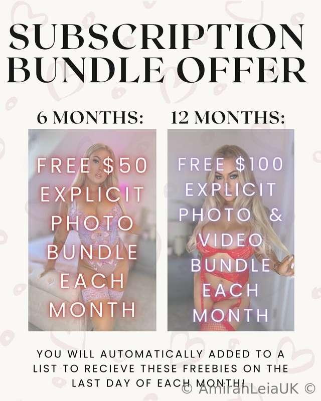 Go to my profile and subscribe on a 6 or 12 month subscripti..