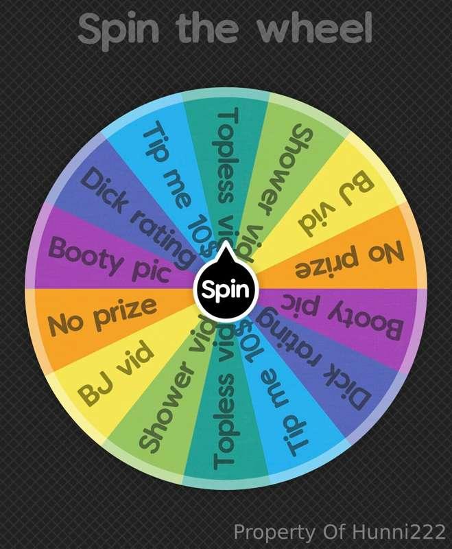 🎁TIP TO SPIN THE WHEEL🎁

😈Tip $15 for 1 spin
👅Tip $20 for 2 ..