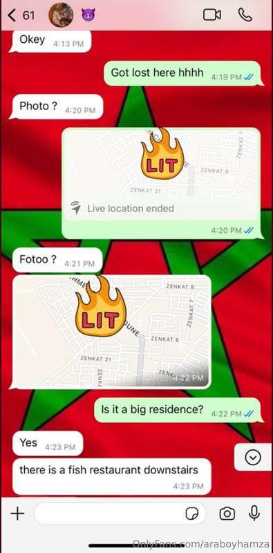 This Moroccan boy @arabalpha21 saw my ass on social networks..