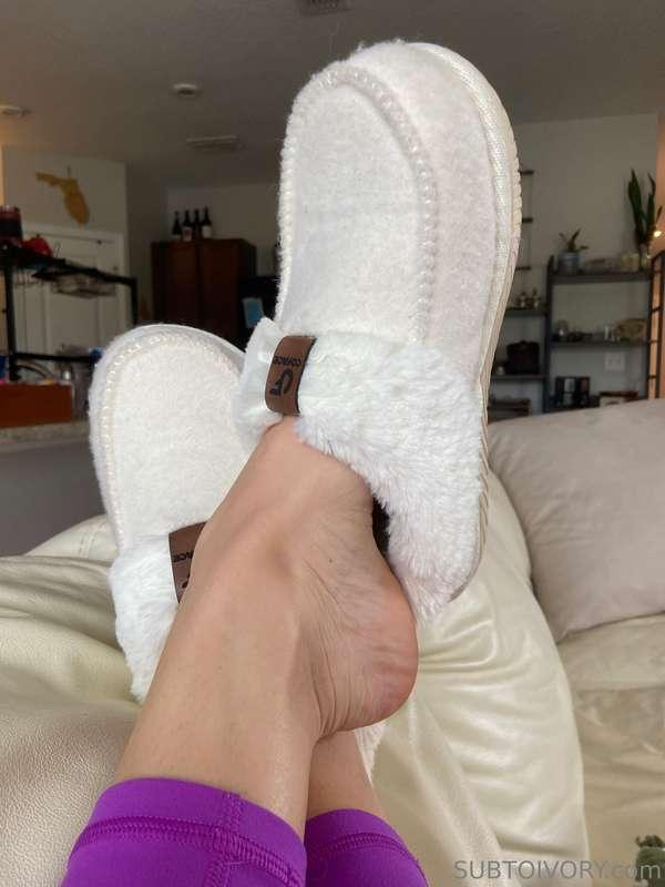 New slippers from my guy aimless are already getting sweat s..