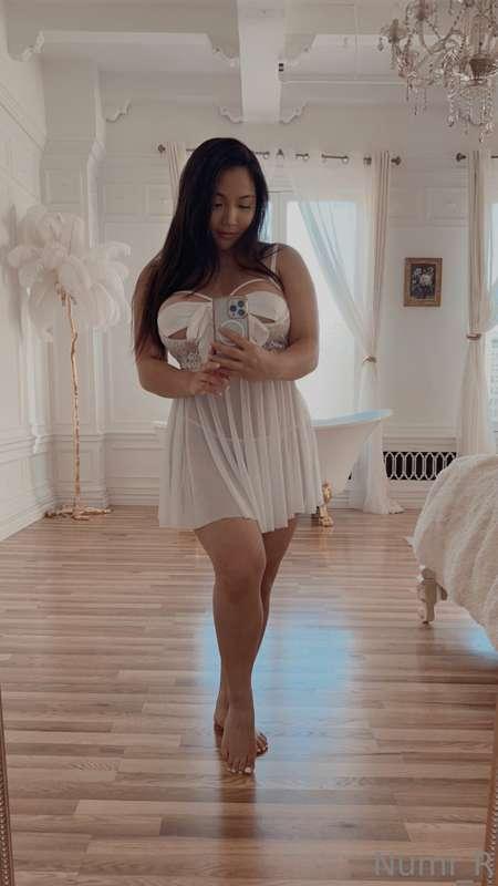 Since I'm your lil angel, would you like to see me up on you..