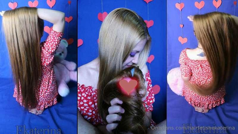 ♥ Happy Valentine's Day! ♥ Hairplay with my super long hair,..