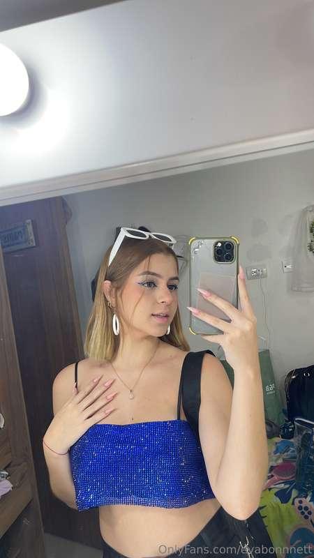 Looking cute in blue 🦋💘