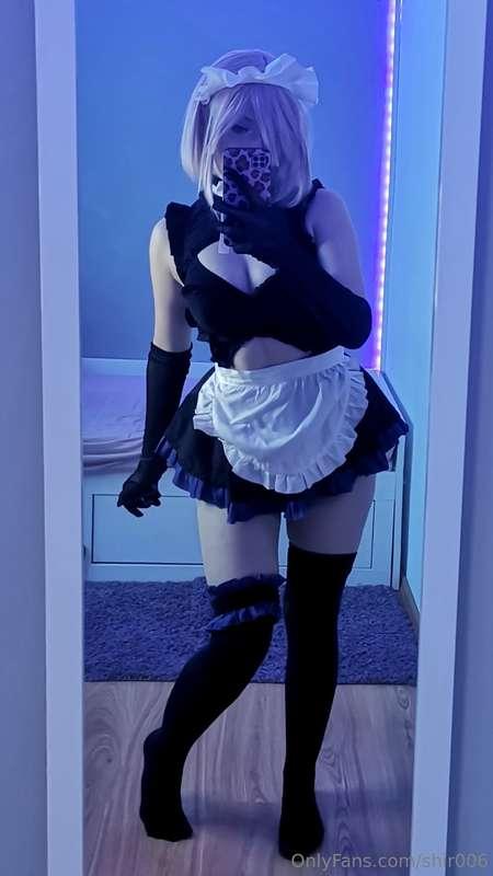 ”Sorry to keep you waiting, Senpai...”