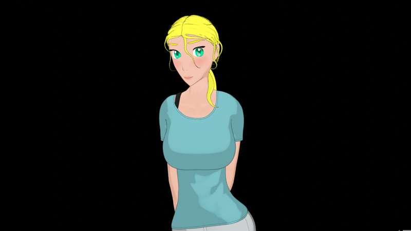 Julie with messy hair, Sprite