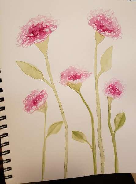 Watercolor flowers