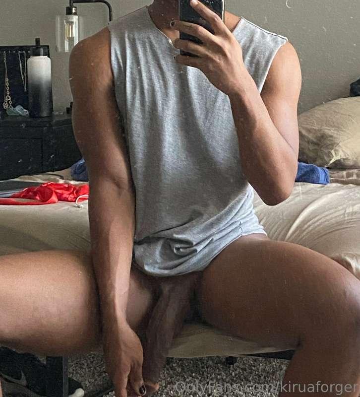found these old pics of me holding dick, literally almost th..