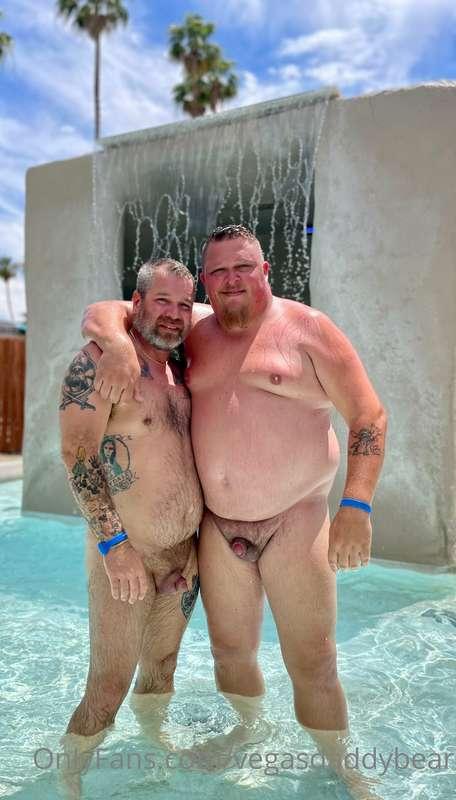 Waterfall fun with @westcub86 at CCBC in Palm Springs