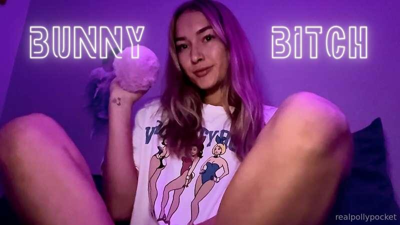 BUNNY BITCH 🐰 stuff your bunny butt plug, bounce around on t..