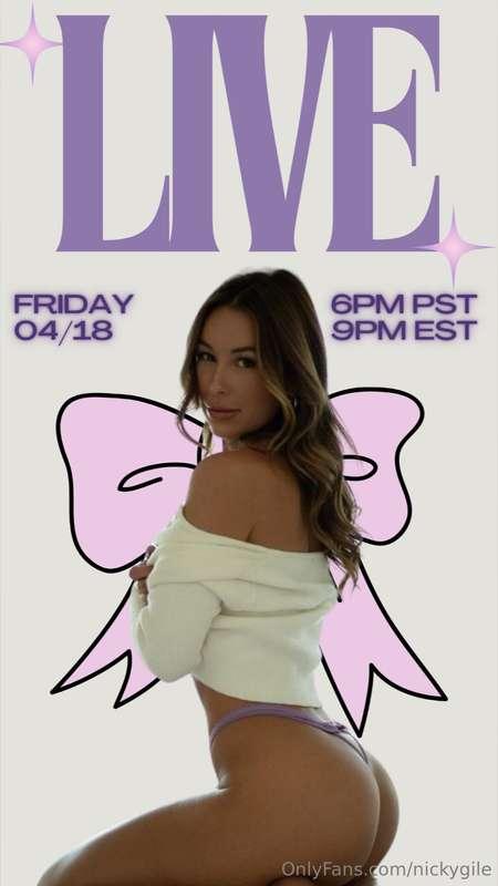 LIVE DAYYYYYYY 🎀