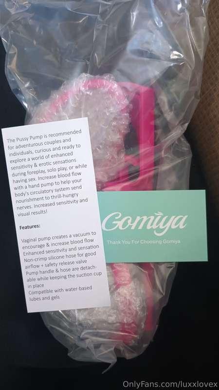 Thank you to the sweet person who sent me a pussy pump! I've..