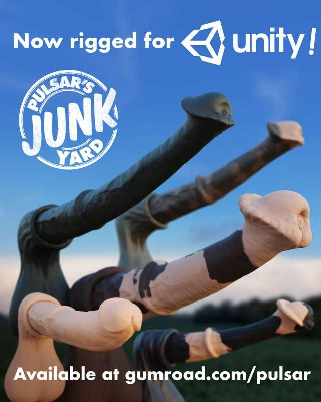 Junk Yard - Now Rigged for Unity!