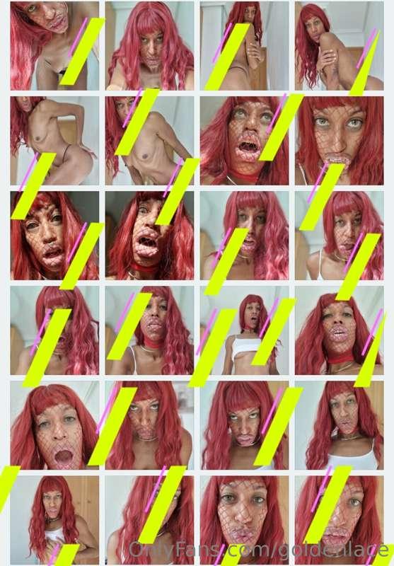 Preview of pics from fishnet face mask set