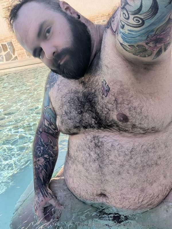 My weekend away was spent naked in a pool. Who can resist ru..