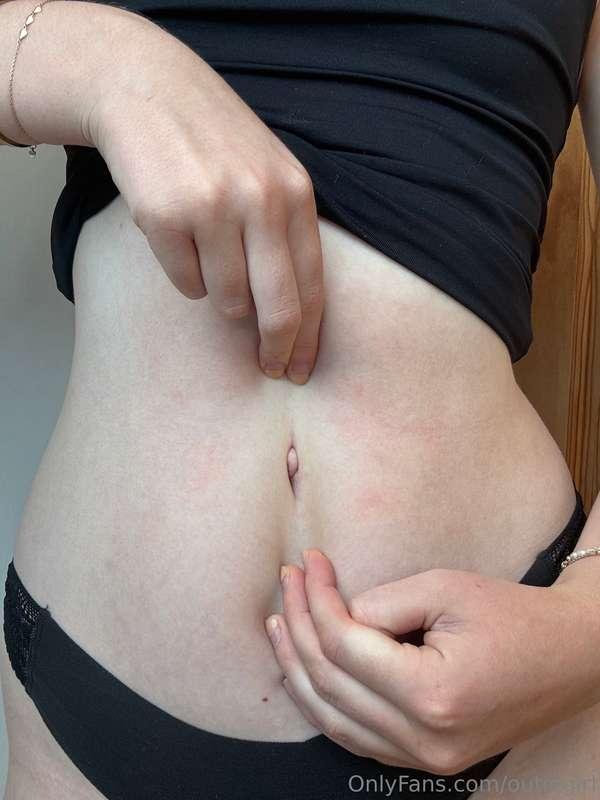 I can do a coin slit belly button if that’s what you like ba..