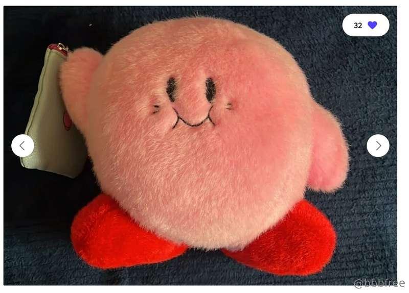I want to buy this retro plush! (kirby is my favorite) he is..