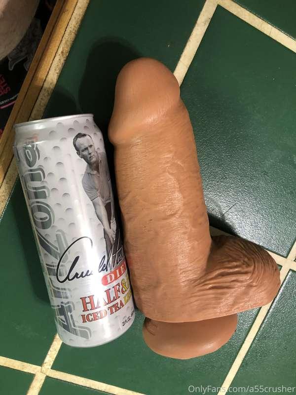 Watch me take this dildo in my ass from your point of view.
