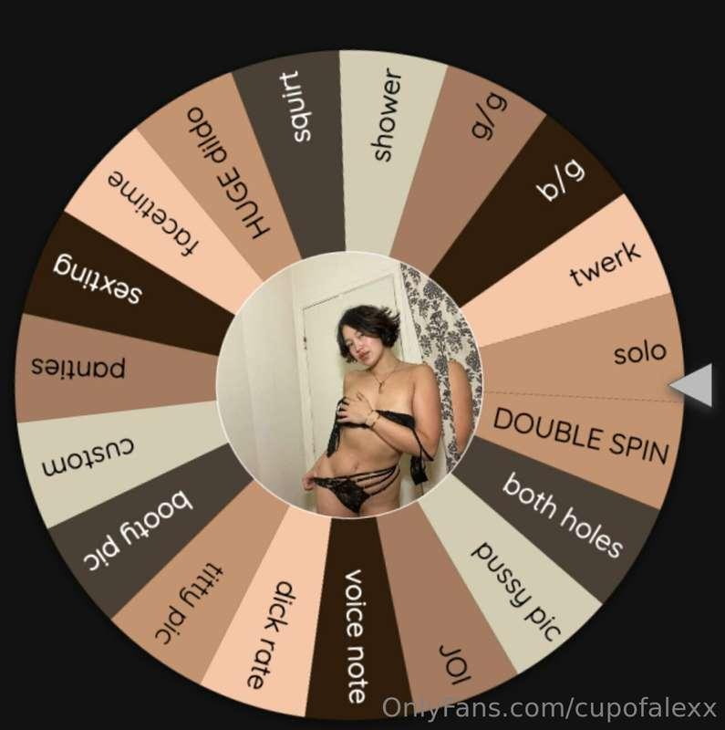Brand NEW spin the wheel😏 This is a new concept but I think ..