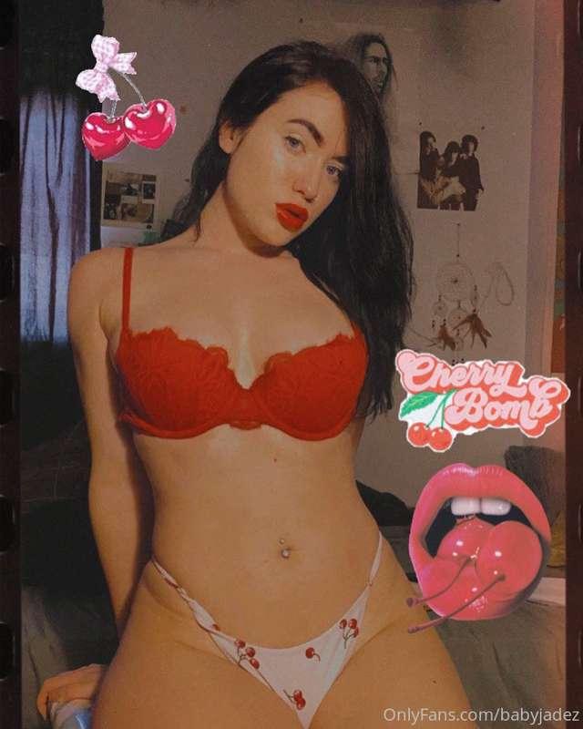 Can I be your cherry? ill always be on top of you🍒