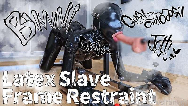Self-Bondage with metal bondage frame💕
Irrumatized with a dildo fuck machine💕
The sensation of a dildo in the back of my throat...
#Latex #Rubber #BDSM #Slave #SexDoll #Dildo #Fuck #Deepthroat