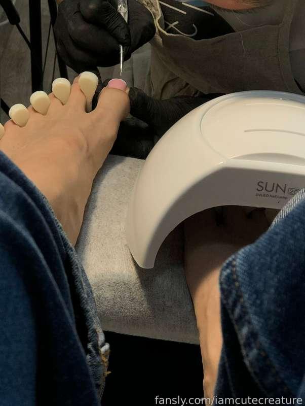 My new pedicure 🤍