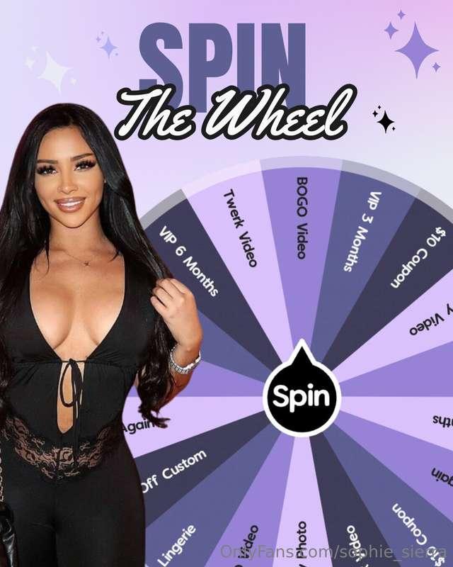 ***SPIN THE WHEEL 😜***

_Every spin wins!_

🌟 1 Spin → $10
💫..