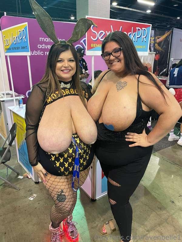 Don’t you want to be smashed between @lisa_ex and my tittys?..