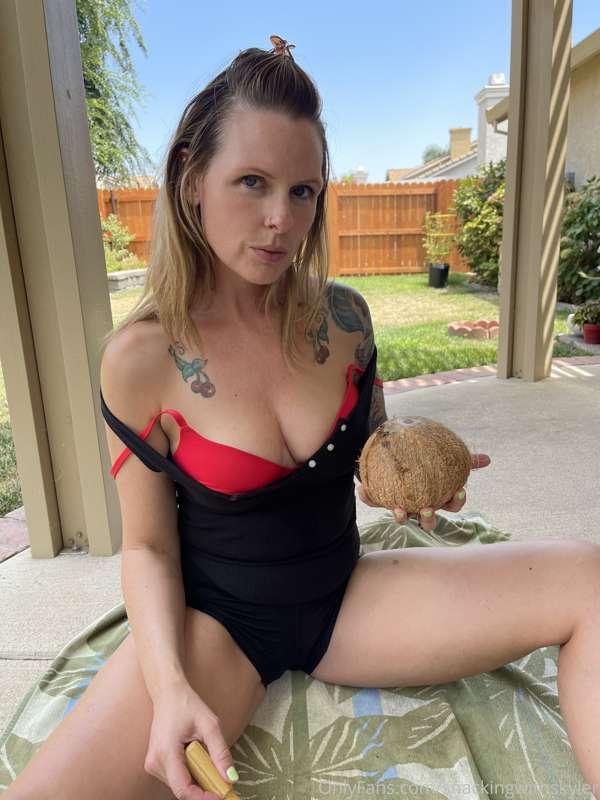Mmmm.  This coconut milk is delicious.  Lots of you have bee..