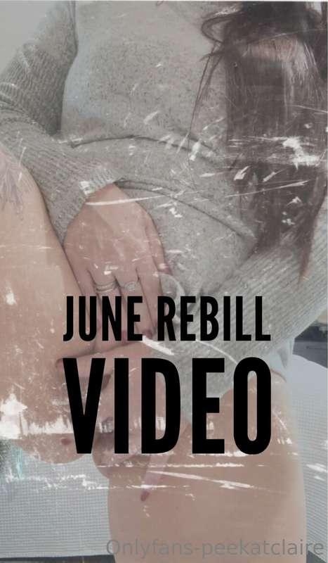 ***JUNE REBILL VIDEO***
If you rebill in the month of June (..