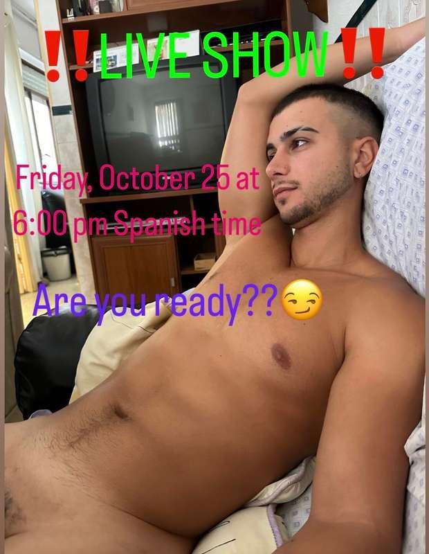 Are you ready for LIVE SHOW⁉️ It will be next Friday 25 at 6..