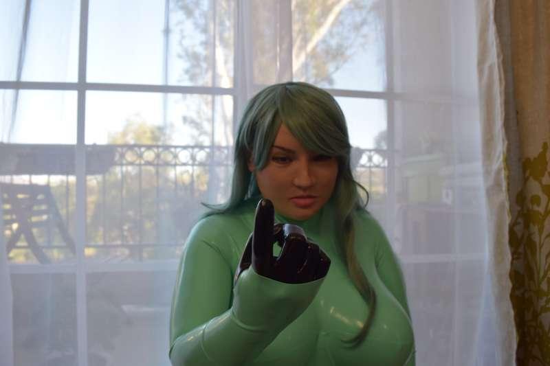 061 - Teal Big Boob Suit (Part 10)