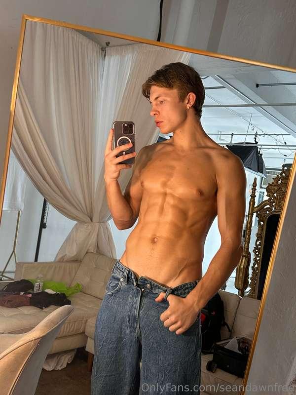 BTS before a fire photo shoot 