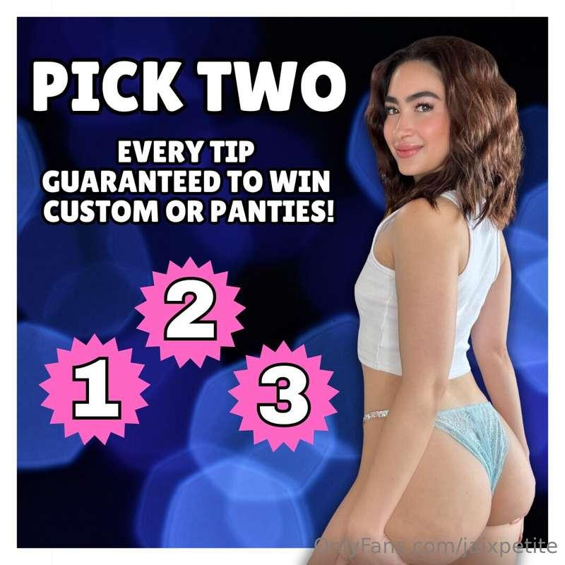 Tip $100 & Pick Two!💗 **GUARANTEED TO WIN CUSTOM VIDEO OR PA..