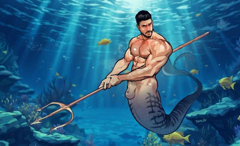 Merman commission full version!
