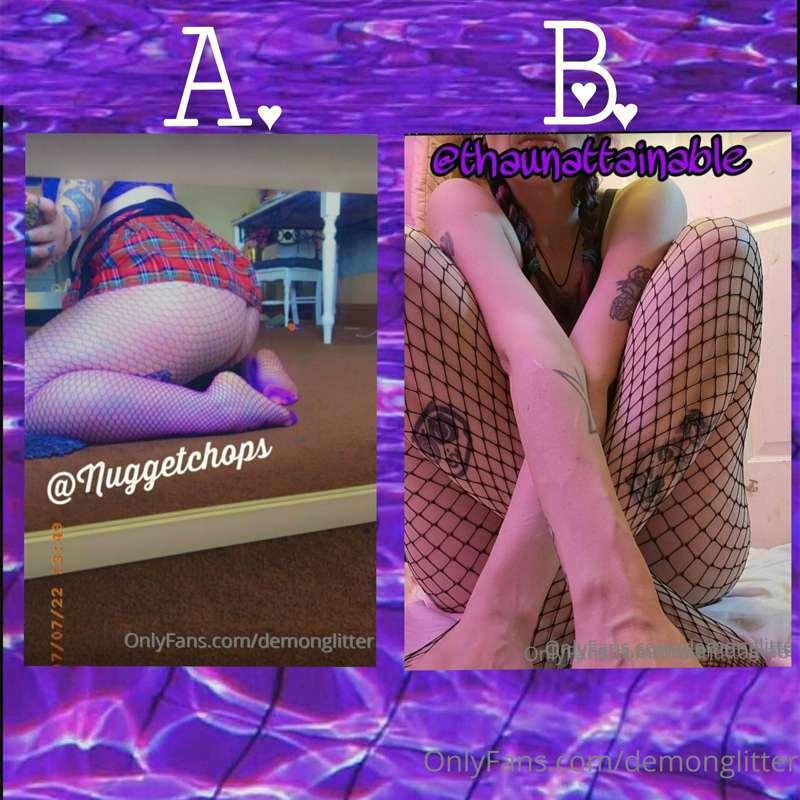 💋 ROUND 3 💋 HOTTEST FISHNET POSE 💋
Scroll to view full pictu..