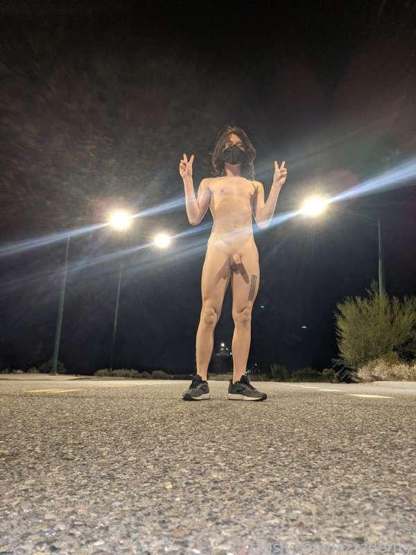 What would you do if you saw me on the road naked and bent over like this?