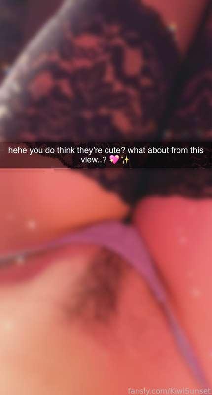 SNAPCHAT ROLEPLAY / GF TEASES YOU AT WORK POV 🥰💖
helloo, i’ve never tried doing something like this before so I decided to give it a shot and it was honestly really exciting to do hehe! enjoy this paced experience through the video (it’s like a slideshow, basically) of photos and video clips with arousing and teasing captions of what a little succubus like me would definitely do to you if you were at work 😈 enjoy the buildup of me teasing you with many angles, upskirt videos, videos of me showing off my cute pubes with super skimpy revealing panties, and a video of me rubbing my pussy over my panties.. and finally, my cute tits 😳 the way my plump lips are poking out the sides of the panties is so hot, by the way.. don’t miss out 🥵 
- but yeah, I really hope this is something you guys enjoy, let me know! because I would LOVE to do more “POV/RP” stuff like this in the future!&lt;3
