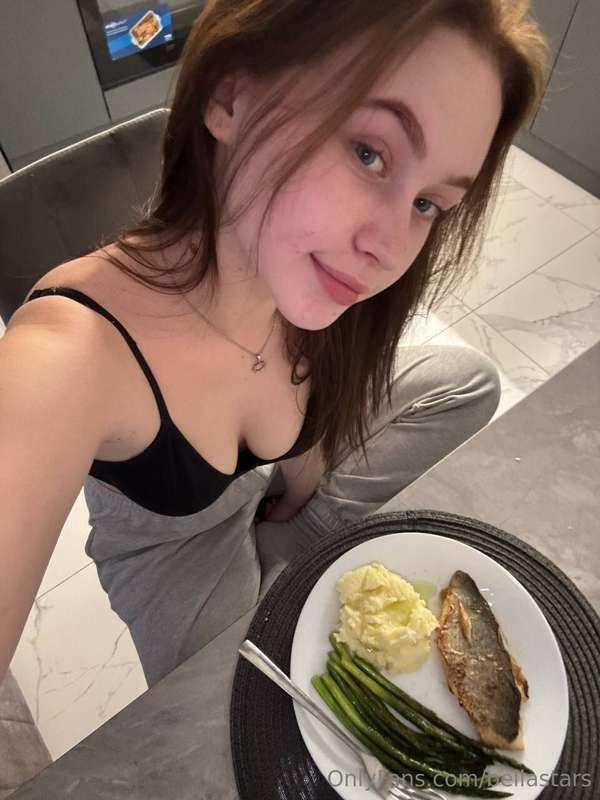 Just a girl who loves late night snacks… and teasing my favo..