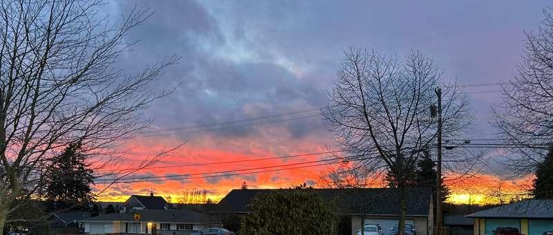 The sunset I captured is gorgeous! ❤️